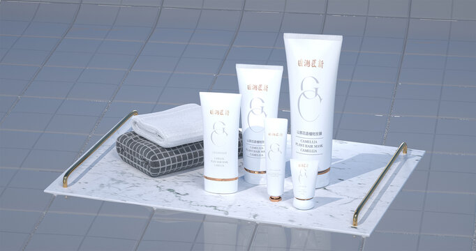 一套软管组合Blender模型