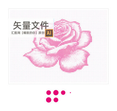 抽像花朵激光镂空