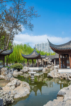 仿古凉亭景观