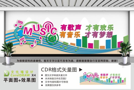 音乐室文化墙