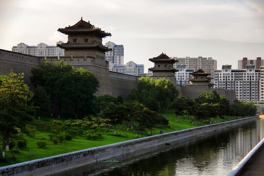 山西大同古城风光