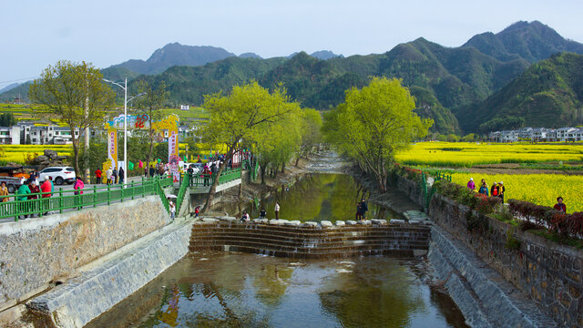 蒋家堰敖家坝乡村风光