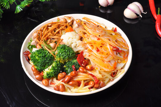 凉菜素拼
