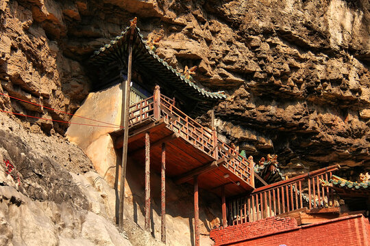 浑源悬空寺古建筑