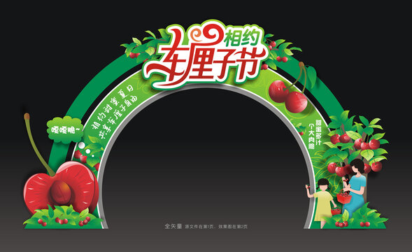 车厘子节拱门