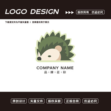刺猬logo标志