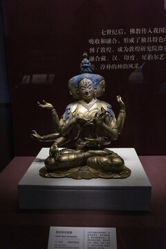 尊胜佛母铜像