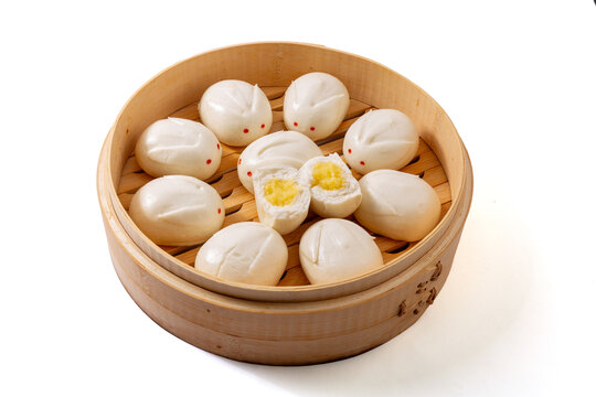 玉兔奶黄包