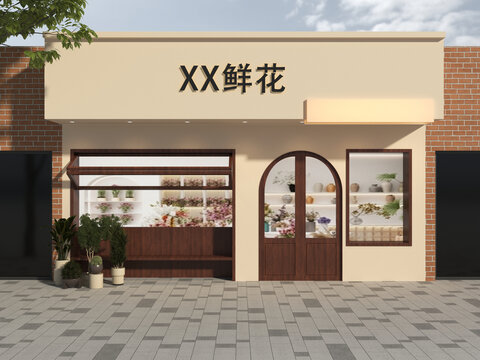 鲜花店门头