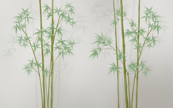 水墨竹子