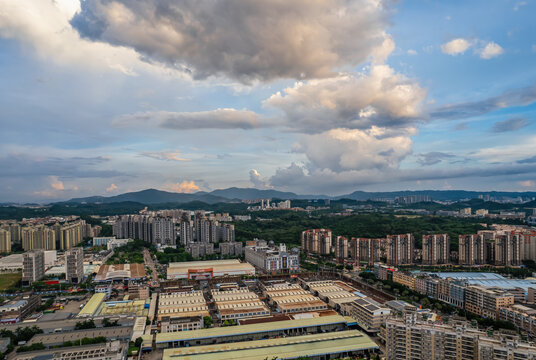 东莞城市风光航拍