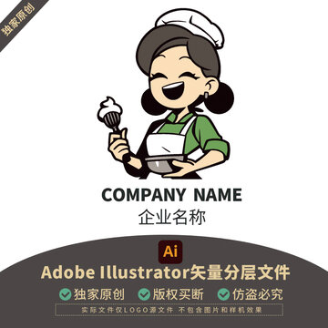 人物LOGO潮流盲盒T恤培训门头公司形象