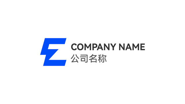 C字母LOGO设计科技互联网安全