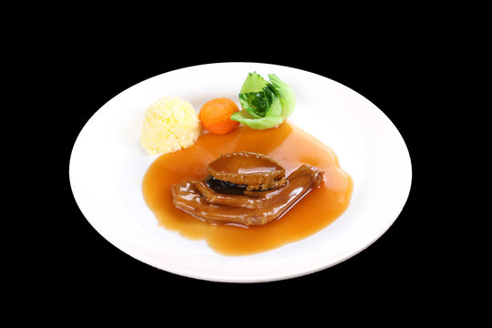 鲜鲍扒鹅掌