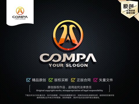 M字母LOGO设计