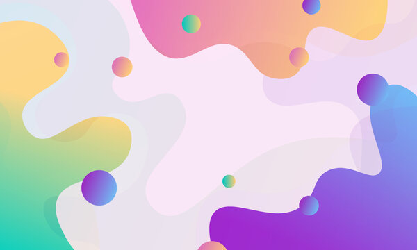 彩色卡通手绘矢量背景