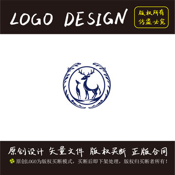 美妆logo设计圆形