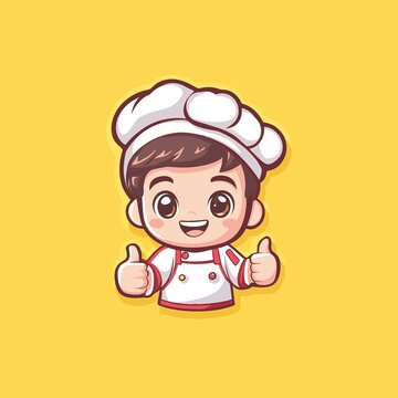 卡通厨师头像