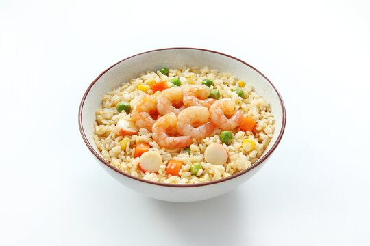 虾仁蟹柳炒饭