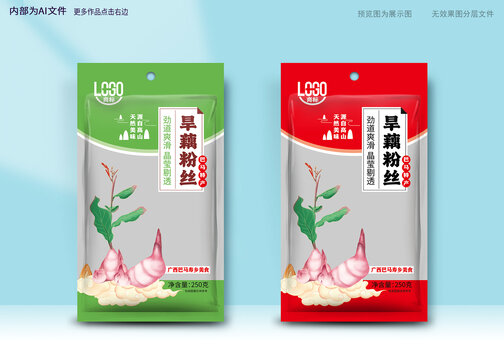 广西旱藕粉丝包装