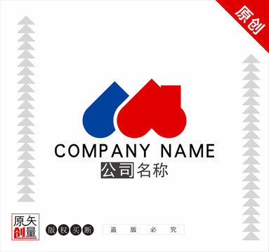 爱心房屋logo