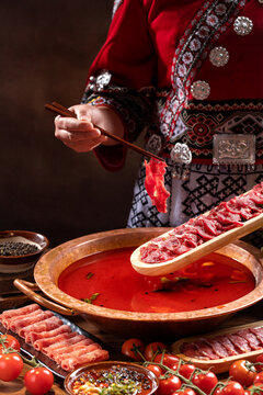 贵州酸汤牛肉火锅