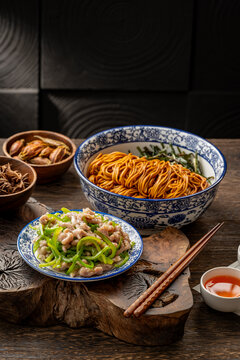 青椒肉丝面
