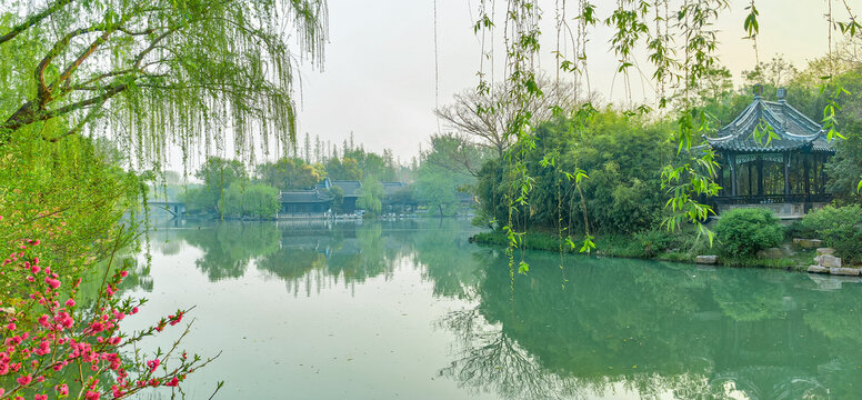 春天的扬州瘦西湖