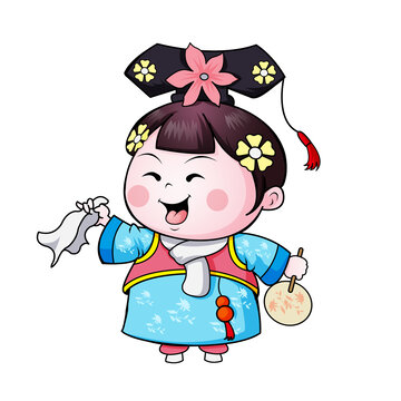 胖丫格格卡通