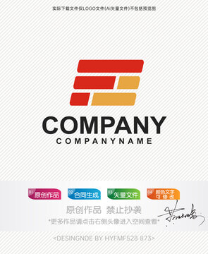 F字母logo标志设计商标