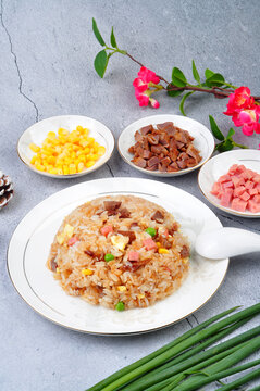 鸡胗炒饭