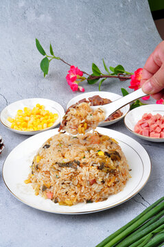 酸菜炒饭