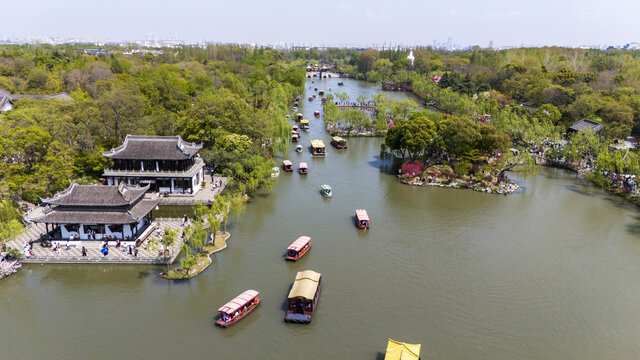 扬州瘦西湖自然风光