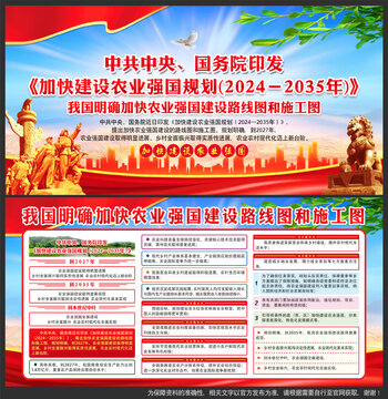 加快建设农业强国规划