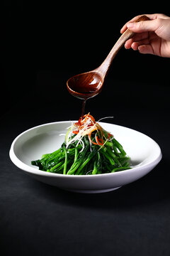 白灼芥兰苗