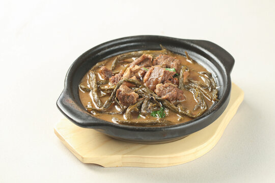 烧肉干豆角