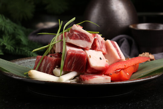 雪花牛肉粒