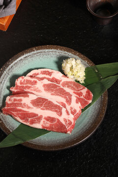 黑猪梅花肉