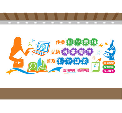 科普园地科技创新文化墙