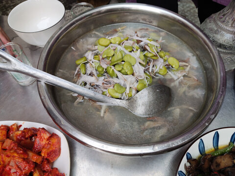 云南白花豆米汤