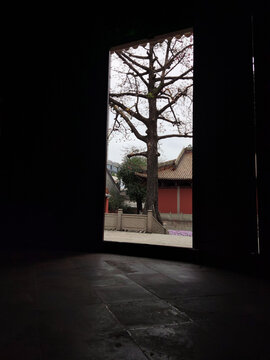 中式建筑大门