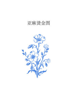 亚麻烫金版1