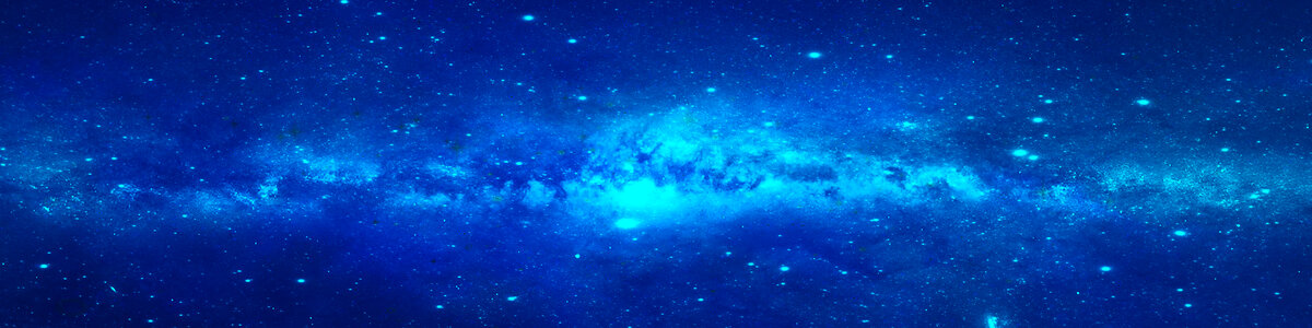 蓝色梦幻星空唯美软膜灯箱