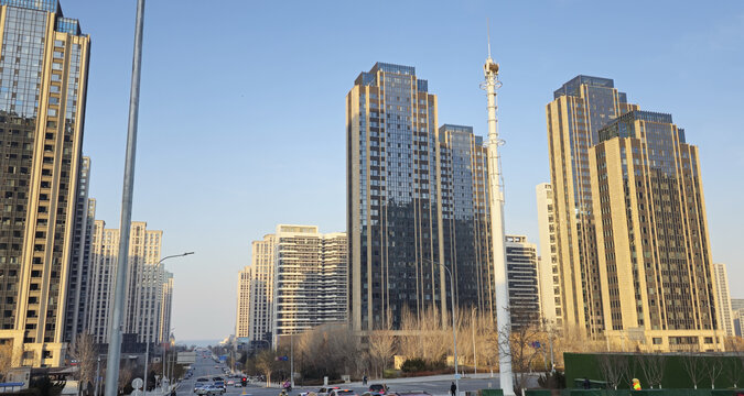 大连港东五街建筑景观