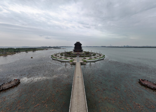 阳澄湖重元寺莲花岛