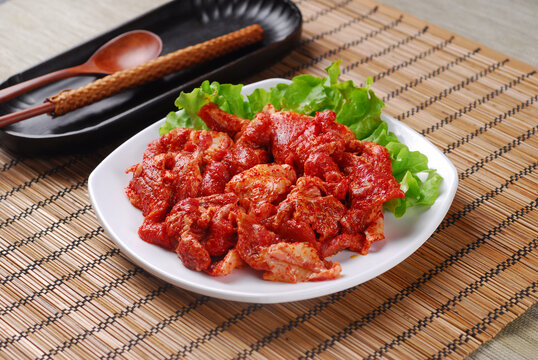 韩式辣烤鸡肉