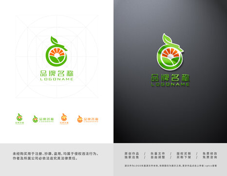 生鲜水果鲜果LOGO设计