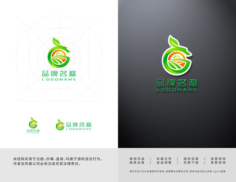 G农产生鲜农业种植LOGO