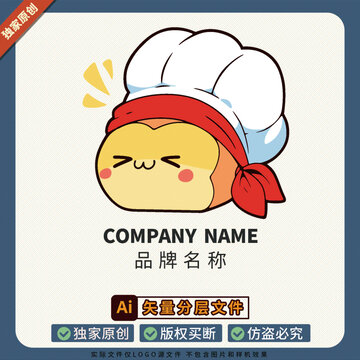 LOGO标志面包店美食插图品牌大使