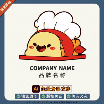 品牌大使美食LOGO标志T恤图案面包店